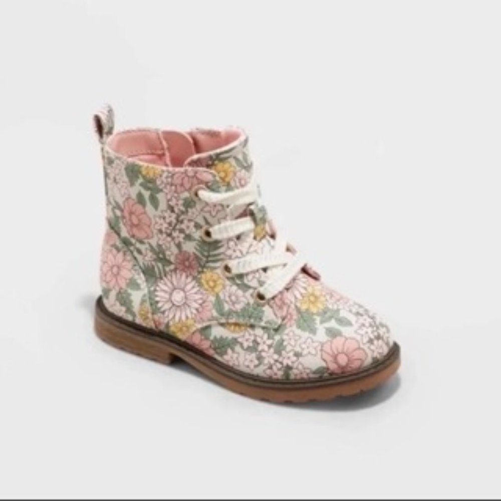 Cat & Jack Floral doc martin Boots